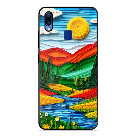 Lake Beauty Printed Protective Phone Cover for Vivo Y95
