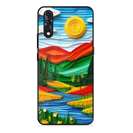 Lake Beauty Printed Protective Phone Cover for Vivo Z1X