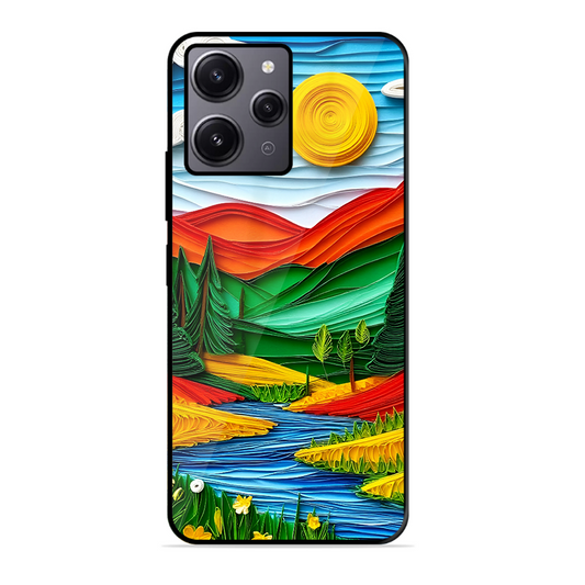 Lake Beauty Printed Protective Phone Cover for Xiaomi Redmi 12 4G