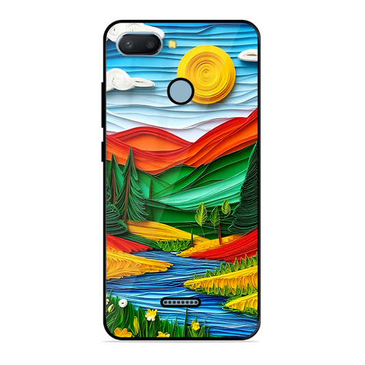 Lake Beauty Printed Protective Phone Cover for Xiaomi Redmi 6