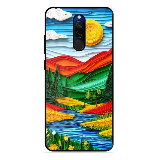 Lake Beauty Printed Protective Phone Cover for Xiaomi Redmi 8