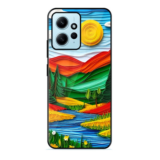 Lake Beauty Printed Protective Phone Cover for Xiaomi Redmi Note 12 4G