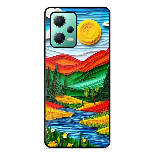 Lake Beauty Printed Protective Phone Cover for Xiaomi Redmi Note 12 5G