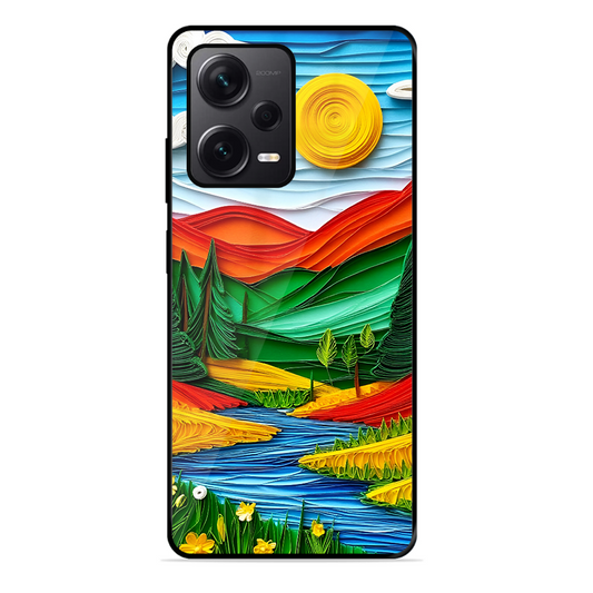 Lake Beauty Printed Protective Phone Cover for Xiaomi Redmi Note 12 Pro Plus 5G