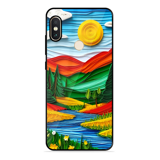 Lake Beauty Printed Protective Phone Cover for Xiaomi Redmi Note 5 Pro