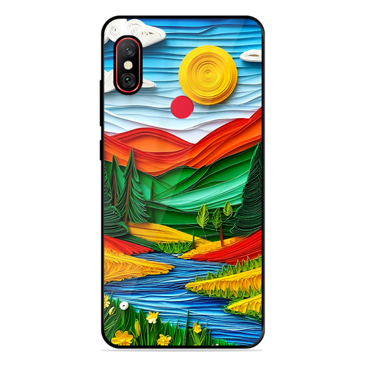 Lake Beauty Printed Protective Phone Cover for Xiaomi Redmi Note 6 Pro
