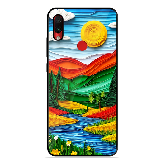 Lake Beauty Printed Protective Phone Cover for Xiaomi Redmi Note 7