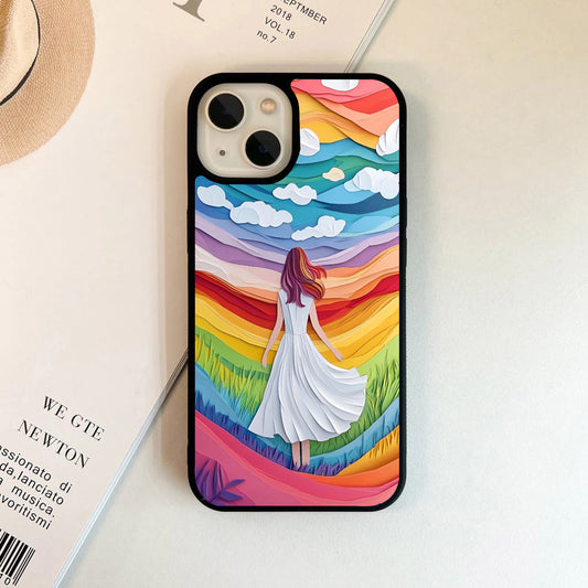 Rainbow Girl Printed Protective case