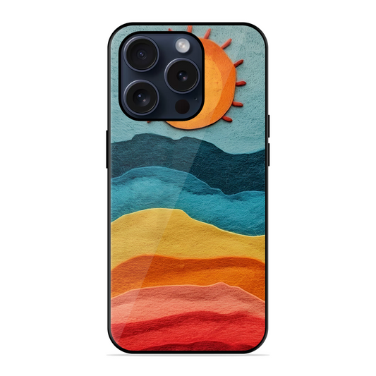 Mountain View Printed Protective Phone Cover for iPhone 15 Pro