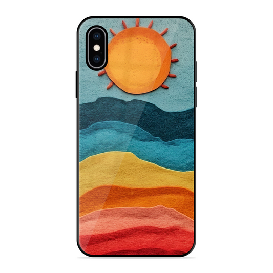 Mountain View Printed Protective Phone Cover for iPhone XS