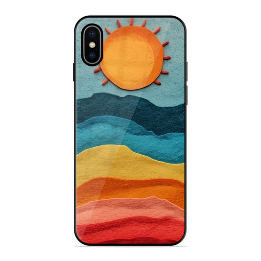 Mountain View Printed Protective Phone Cover for iPhone X