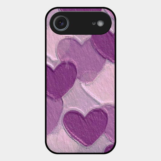 Purple Heart Printed Protective Phone Cover for iPhone Air