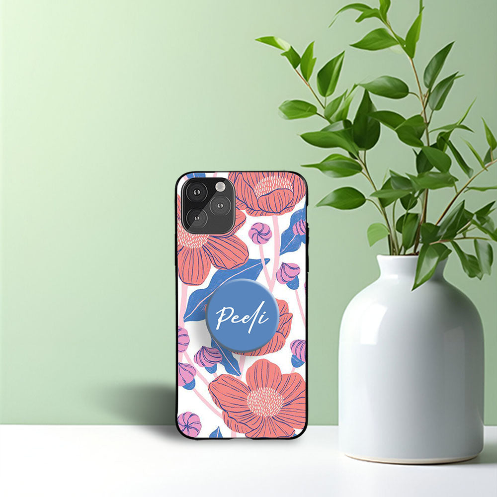 Blue floral Gripper Case
