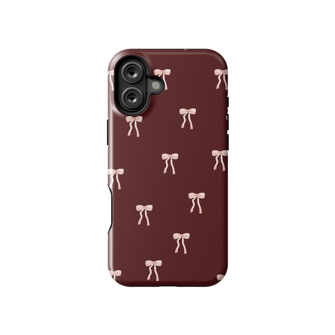 Bow Affair Glossy Armoured Case Dual Layer Protection