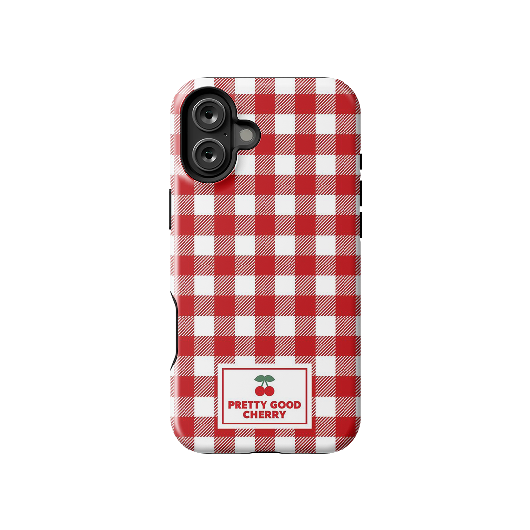 Cherry Berry Blush Glossy Armoured Case Dual Layer Protection