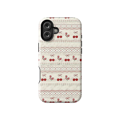 Sweater Berry Blush Glossy Armoured Case Dual Layer Protection