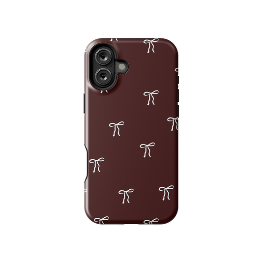Bloom Bow Glossy Armoured Case Dual Layer Protection