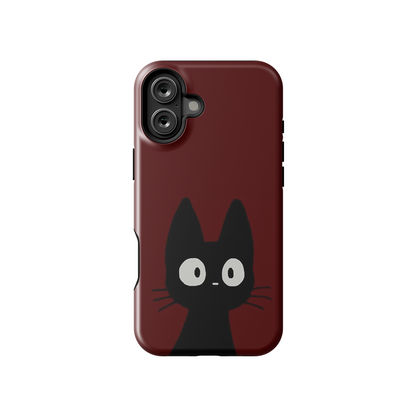 Cat Look Glossy Armoured Case Dual Layer Protection