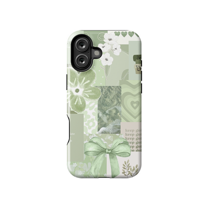 Go Green Pastel Armoured Case Dual Layer Protection
