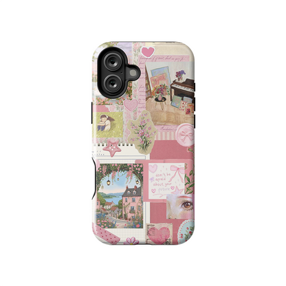Don't Be Afraid Peach Pastel Armoured Case Dual Layer Protection