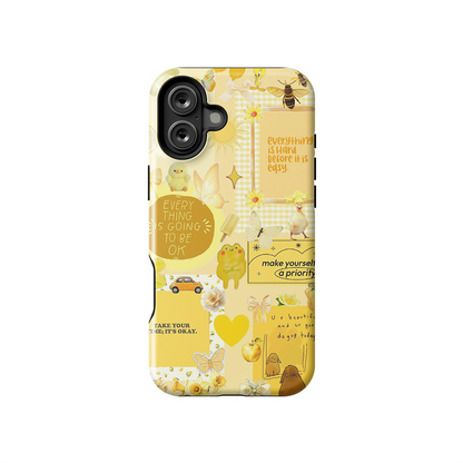 Smile Collage Pastel Armoured Case Dual Layer Protection