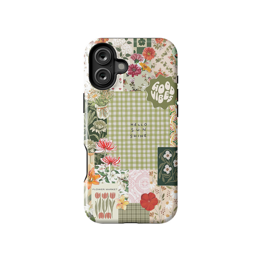 Sun Shine Green Armoured Case Dual Layer Protection