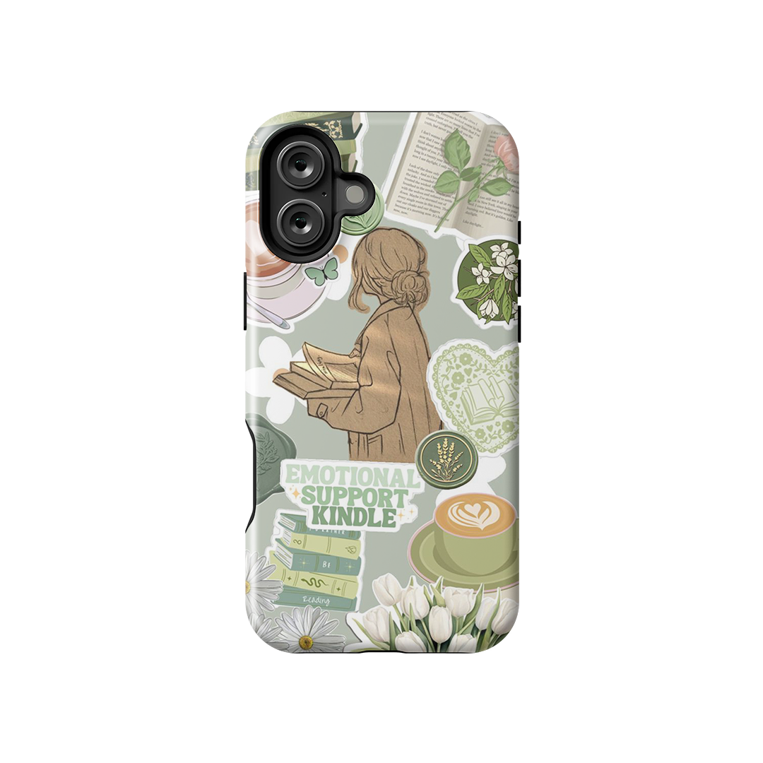Emotional Support Glossy Armoured Case Dual Layer Protection