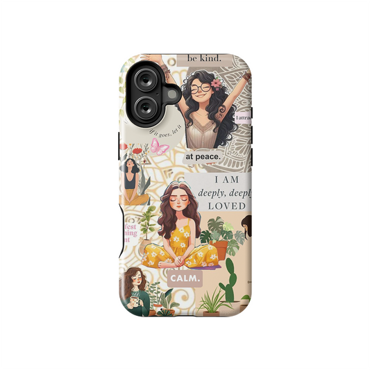 Vibey Mode Glossy Armoured Case Dual Layer Protection