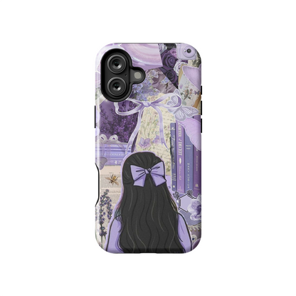 Purple Bowtie Armoured Case Dual Layer Protection