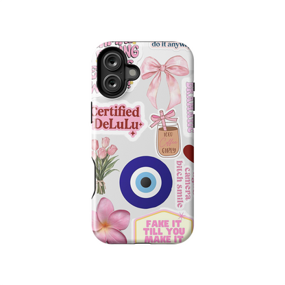 Delulu Evil Eye Glossy Armoured Case Dual Layer Protection