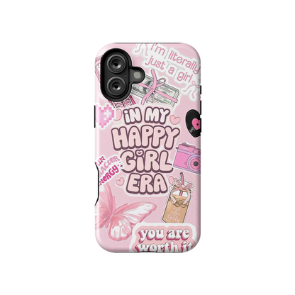 In My Happy Girl Era Glossy Armoured Case Dual Layer Protection