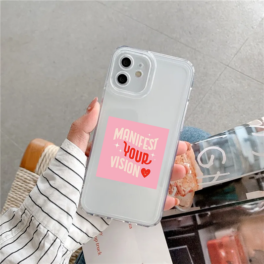Manifest Your Vision Clear Silicone Case