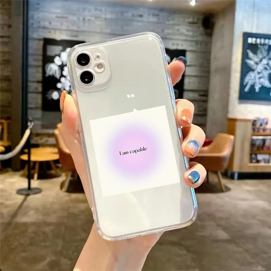 I Am Capable Clear Silicone Case