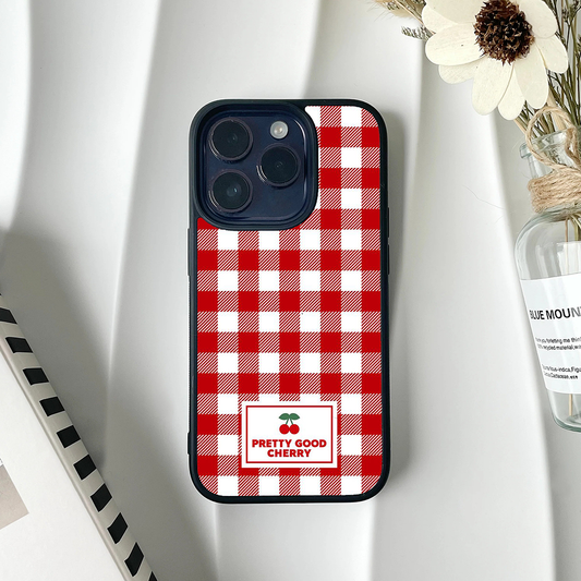 Cherry Berry Blush Burgundy Printed Protective Case