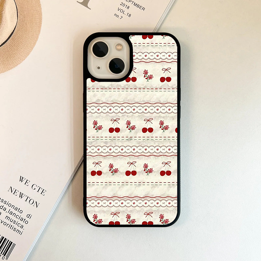 Sweater Berry Blush Burgundy Printed Protective Case