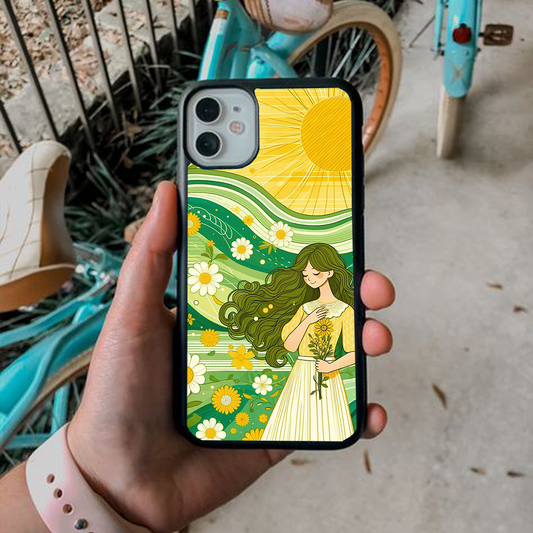 Vintage Girl Printed Phone case