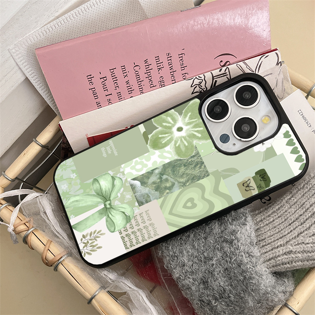 Go Green Pastel Printed Protective Case