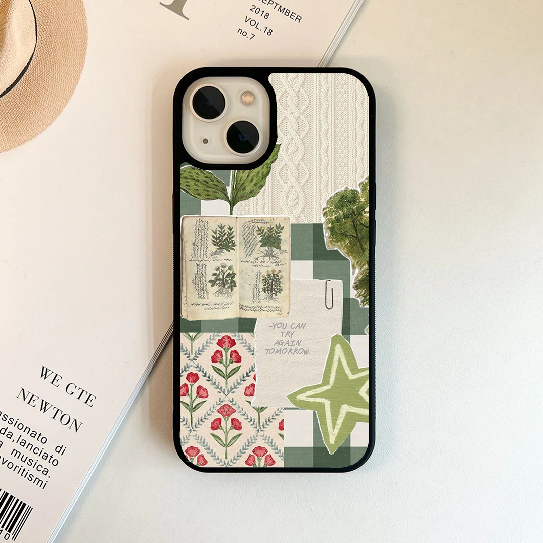 Green Pastel You can Try Again Printed Protective Case