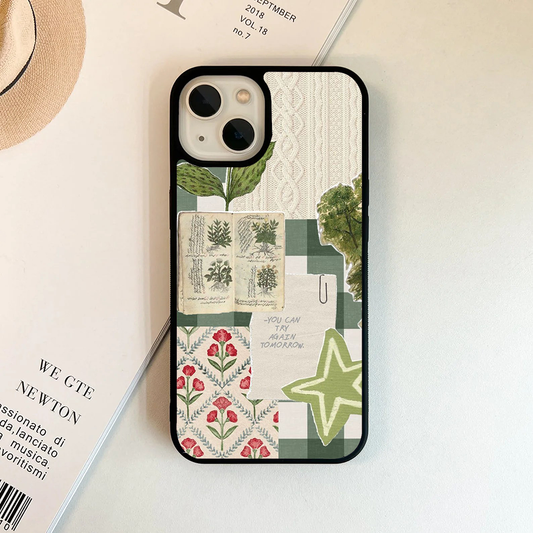 Green Pastel You can Try Again Printed Protective Case