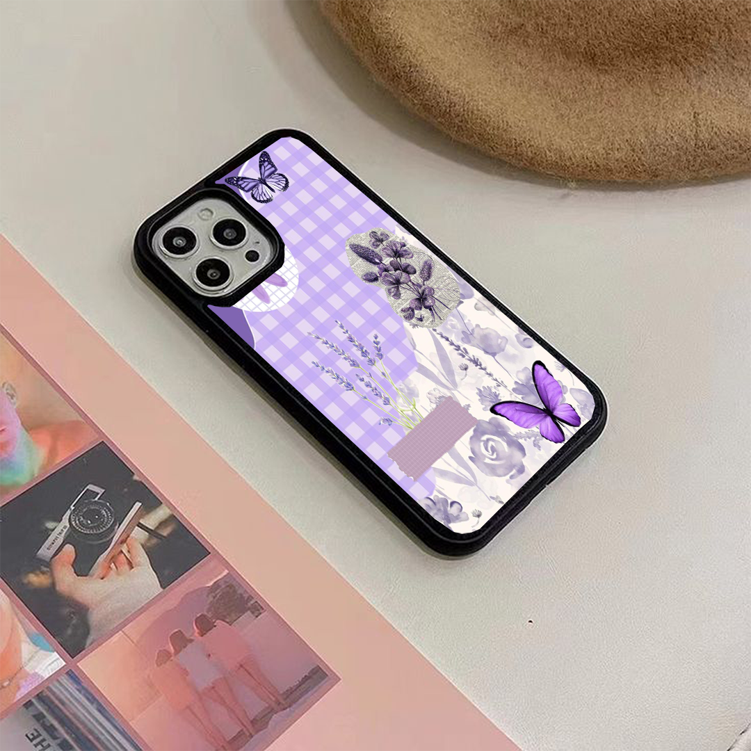 Lavendar Pastel Printed Protective Case