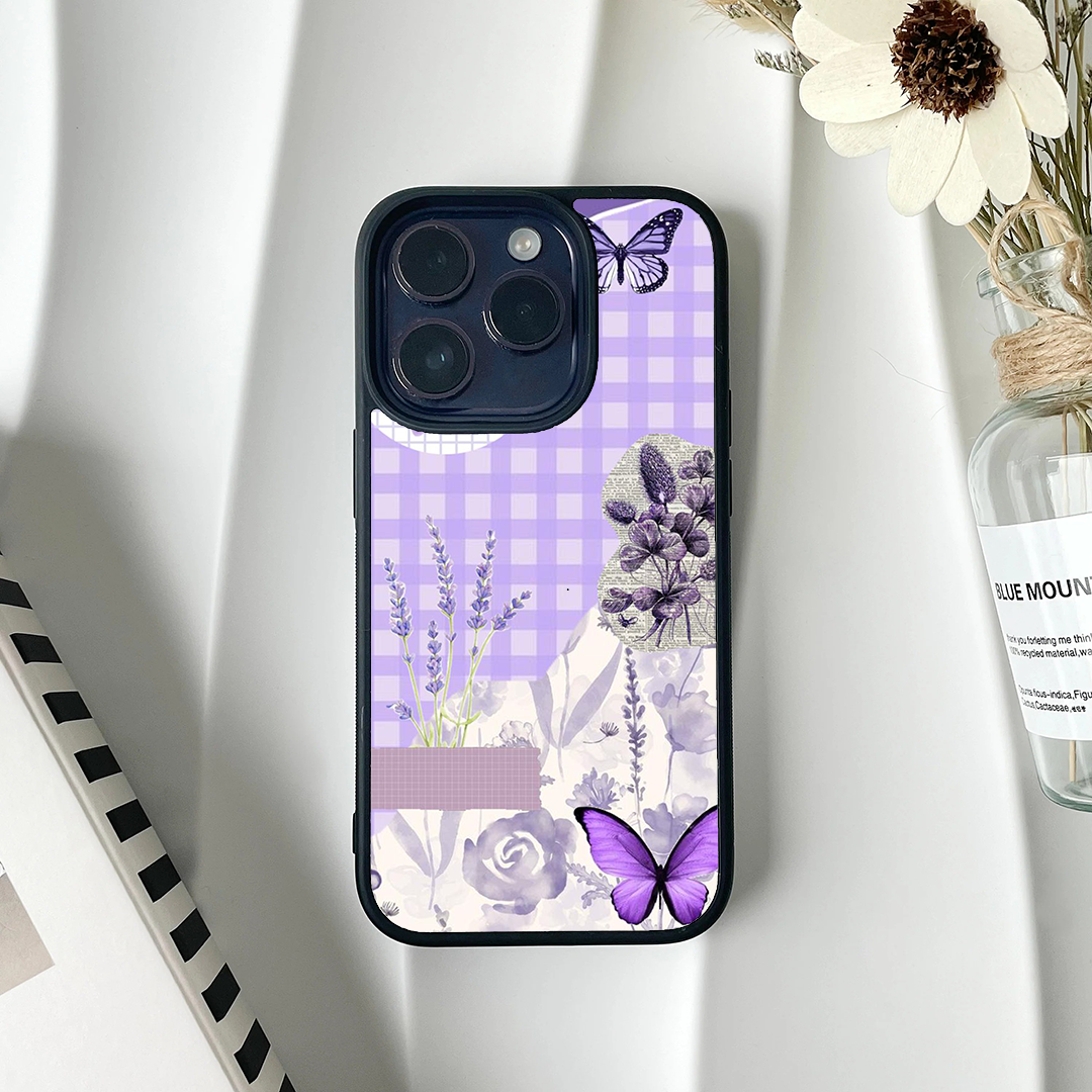 Lavendar Pastel Printed Protective Case