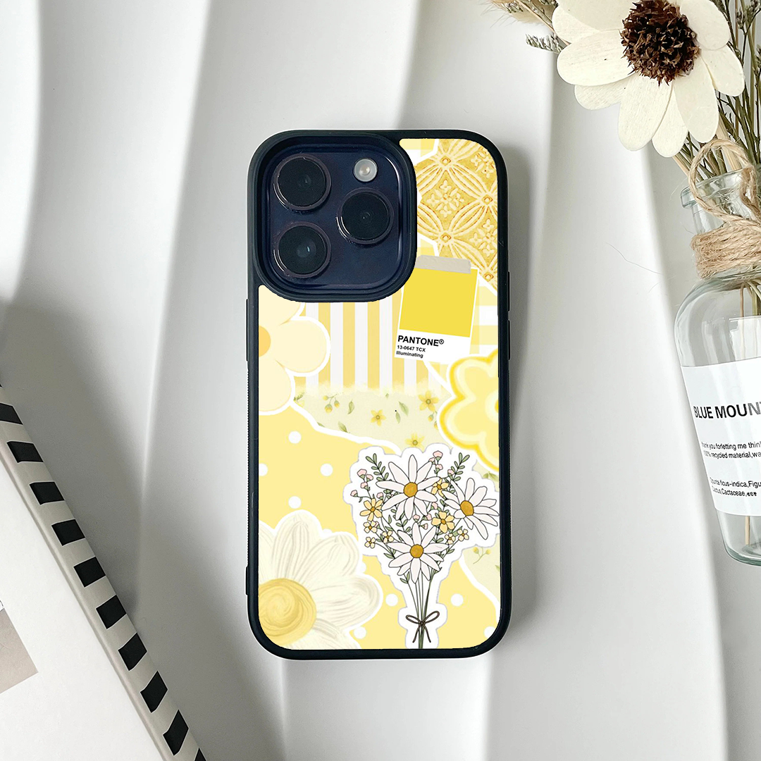 Yello Floral Pastel Printed Protective Case