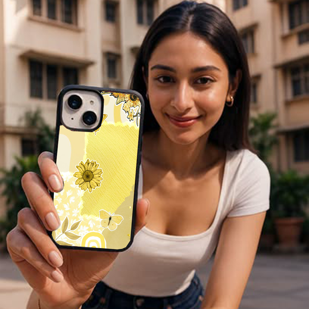 Yellove Floral Pastel Printed Protective Case