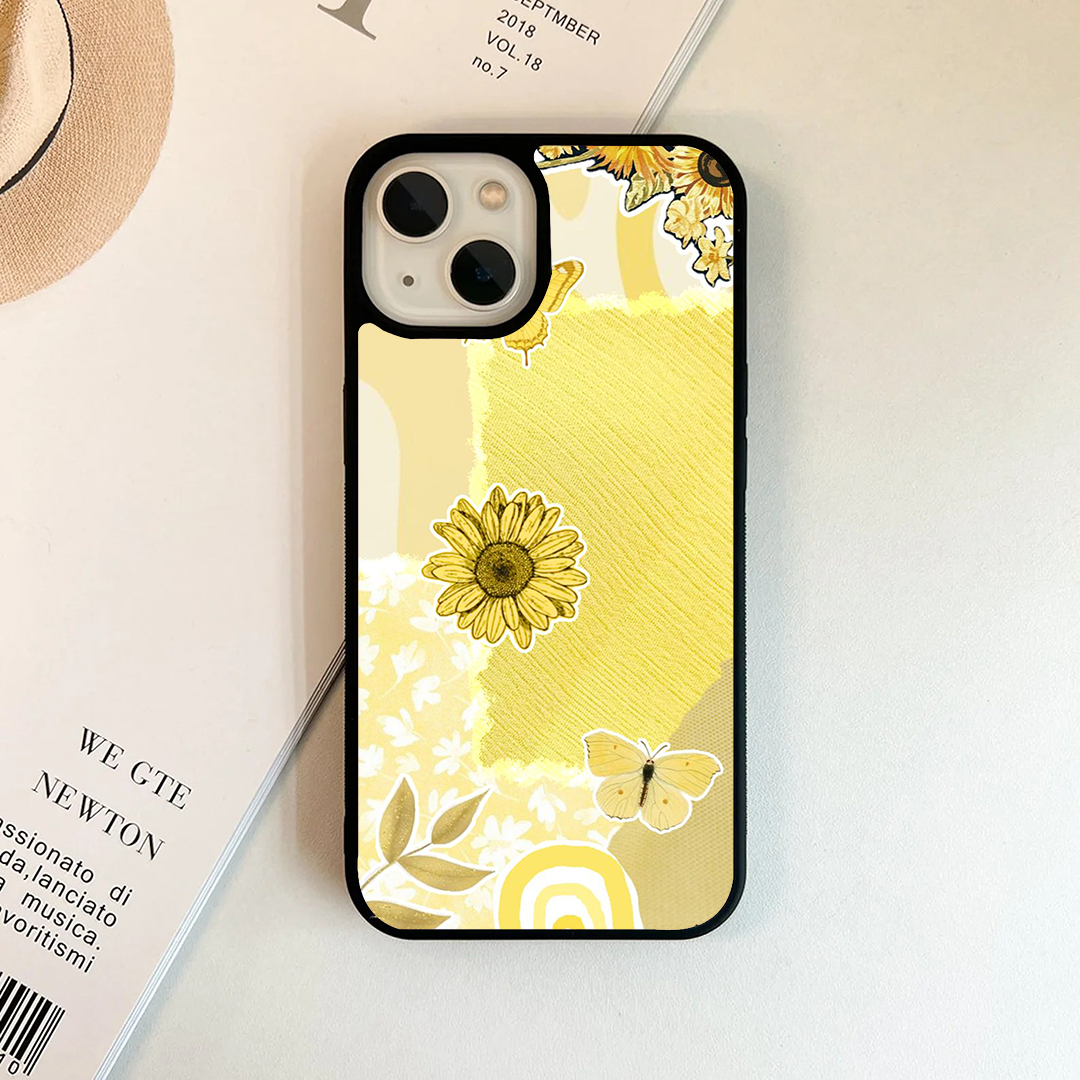 Yellove Floral Pastel Printed Protective Case