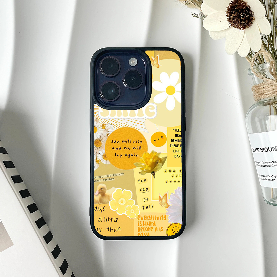 Smile Collage Pastel Printed Protective Case