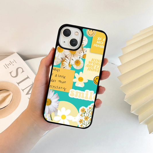 Smile Cool Collage Pastel Printed Protective Case