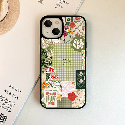 Sun Shine Green Pastel Printed Protective Case
