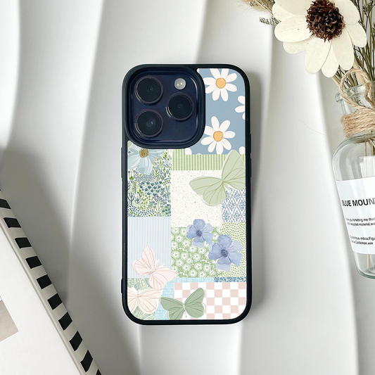 Floral Green Pastel Printed Protective Case
