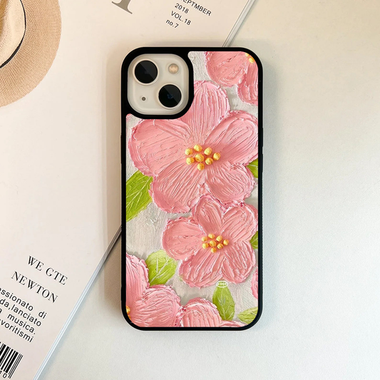 Peachybloom Floral Acrylic Printed Protective Case