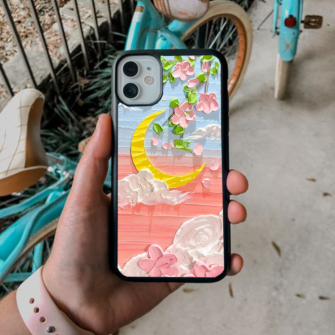 Soft Meadow Floral Acrylic Printed Protective Case